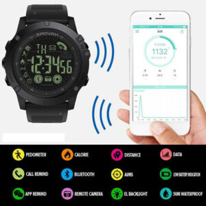 Alternative view of Sport Smart Watch Men Professional 5ATM Waterproof Bluetooth Call Reminder Digital Alarm Clock For iOS Android Phone