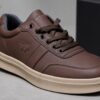 2026 Pure leather Coffee B Shoes